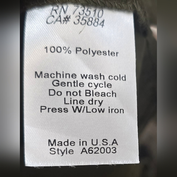 NWT Aunt Wanda Olive Green Ruffle Sleeve Women's Top Size S/M - Picture 5 of 7